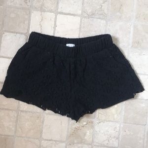 Flower lace shorts